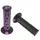 REVETEMENT POIGNEE KRM PRO RIDE SCOOT/50 A BOITE NOIR/VIOLET - CLOSED END (PAIRE)