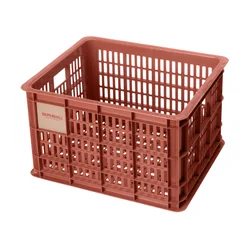 PLASTIC CRATE - BASILRED EARTH 29Lt (recycled plastic) ON FRONT or REAR