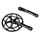 CHAINSET FOR ROAD BIKE- STRONGLIGHT  9/10 Speed IMPACT BLACK 165mm 48-34 (TAPERED SQUARE 107mm)