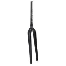 FOURCHE GRAVEL 700C CARBONE CINTREE PIVOT ALU CONIQUE LISSE 1"1/2 EN BAS et 1"1/8-28,6 EXTERIEUR POUR AXE TRAVERSANT