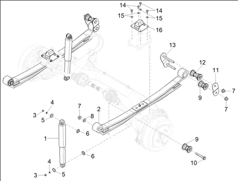 04_Suspension arrière - Amortisseurs