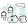 COMPLETE ENGINE GASKET SET "PIAGGIO GENUINE PART" 250-300 MP3, X8, X9 EVO, X-EVO, VESPA GTS/GILERA 250-300 NEXUS  -497592-