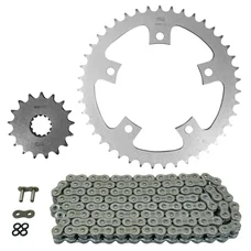 KIT CHAINE ADAPTABLE TRIUMPH 800 T100 BONNEVILLE 2001>2006  525  17x43  (DIAM COURONNE 120/140/10.5)  (DEMULTIPLICATION ORIGINE)  -AFAM-
