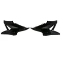 ENGINE SIDE COVER FOR SCOOT MBK 50 NITRO 1997>2012/YAMAHA 50 AEROX 1997>2012 GLOSS BLACK (PAIR)  -P2R-