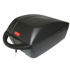 TOP CASE FOR BICYCLE POLISPORT 12L BLACK -KEY LOCK- REMOVABLE (L28cm x l21cm x h16cm) MAX LOAD 5 KG.