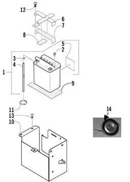 Relais - Batterie - Avertisseur sonore
