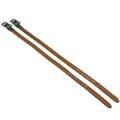 TOE CLIP STRAP- CHRISTOPHE VINTAGE 516 LEATHER BROWN (PAIR)