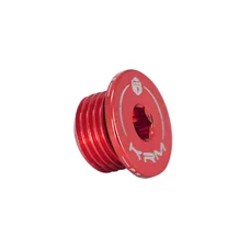 BOUCHON D'HUILE 50 A BOITE KRM PRO RIDE POUR DERBI 50 SENDA, GPR (EURO 2, 3, 4) ALU CNC ROUGE