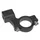 MIRROR CLAMP MOUNT REPLAY ALUMINIUM - BLACK - RIGHT THREADED Ø8