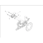 Pince frein arrière