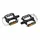 PEDALE VTT ALU NEWTON NOIR CAGE ALU ARGENT 9/16" ROULEMENT DU (PAIRE)