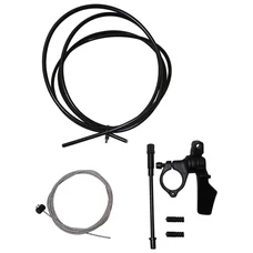 ADJUSTMENT LEVER FOR SATORI AJUSTABLE SEATPOST - ALUMINIUM- BLACK - FOR MTB -ON HANDLEBAR (SUPPLIED WITH CABLE)