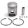 PISTON FOR SCOOT POLINI CAST IRON  FOR  PEUGEOT 50 TKR, TREKKER, SPEEDFIGHT AIR, VIVACITY, BUXY, SQUAB, ZENITH, ELYSEO (204.0740)