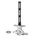 ROBINET ESSENCE MOTO CROSS 3 POSITIONS ADAPTABLE TOUS MODELES SORTIE ESSENCE SUR COTE (ENTRAXE 35mm FIXATION Ø 6mm DIAM FILTRE 10mm)