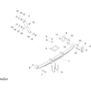 Suspension arrière - Amortisseur/s