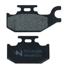 BRAKE PADS NEWFREN FOR SUZUKI 125 BURGMAN 2007> Rear 125 SIXTEEN 2008>2011 Rear  (L 82mm-62mm - H 41mm - thk 9.5mm)  (FD0301BE)  (SCOOTER ELITE ORGANIC)