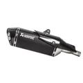 EXHAUST FOR MAXISCOOTER AKRAPOVIC FOR HONDA 750 X-ADV 2021> (TITANIUM SILENCER). (S-H7SO4-HRTBL). (EEC APPROVED).
