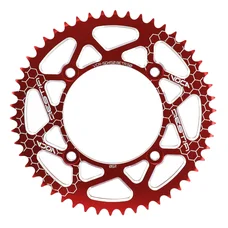COURONNE 50 A BOITE VOCA BESTIA ADAPTABLE BETA 50 RR ENDURO 2006>2018, 50 RR MOTARD 2005>2018, 50 RR STANDARD 2005>2008  420  50 DTS ALU CNC ROUGE (DIAM 100/120/8.5)
