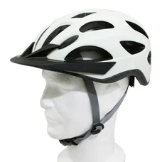 URBAN BIKE ADULT HELMET- POLISPORT CITYGO CREAM COLOUR EURO 52-59  QUICK LOCK SYSTEM WITH INTEGRATED LIGHT