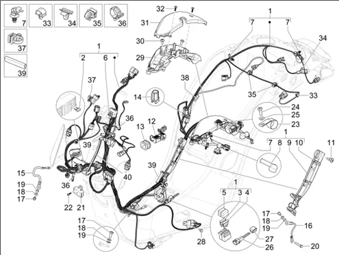 Faisceau de câbles principal