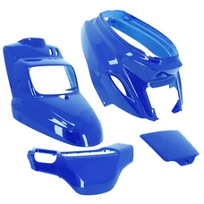 FAIRINGS/BODY PARTS FOR MBK 50 BOOSTER 2004>/YAMAHA 50 BWS 2004> BLUE YAM (4 PARTS KIT)   -P2R-