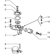Pieces composant le carburateur