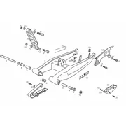 Fourche arriere - Amortisseur