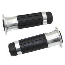 REVETEMENT POIGNEE REPLAY MOTO ON ROAD R382 ARGENT CLOSED END 115mm (CROSS/MX) (PAIRE)