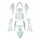 FAIRINGS/BODY PARTS FOR SCOOT  MBK 50 MACH G/YAMAHA 50 JOG RR WHITE GLOSS  (9 PARTS KIT )