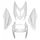 FAIRINGS/BODY PARTS FOR SCOOT MBK 50 NITRO 1997>2012/YAMAHA 50 AEROX 1997>2012 GLOSS WHITE (4 PARTS KIT)  -P2R-