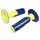 GRIP- PROGRIP OFF ROAD 801 DUAL DENSITY DUAL DENSITY FLUO DESIGN YELLOW FLUO/BLUE 115mm (PAIR) (CROSS/MX)