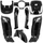 FAIRINGS/BODY PARTS FOR SYM 50 FIDDLE 2 Stroke/4 Stroke 2011>2021, SYM 125 FIDDLE 2 2010>2014 GLOSS BLACK (8 PARTS KIT)  -P2R-