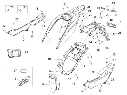Carrosserie posterieure