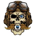 STICKER LETHAL THREAT MINI EYE FOR AN EYE  (60x80mm)