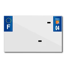 PLASTIC STRIP FOR BLANK PVC LICENSE PLATE (MOTORBIKE FORMAT 210X130)-DEPT 04/EUROPE (SOLD PER UNIT)