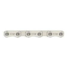 CHAINE VELO 12V. VTT/VAE YBN FLATTOP ARGENT RENFORCE 136 MAILLONS COMPATIBLE SHIMANO ET SRAM