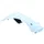 GARDE BOUE AR SCOOT ADAPTABLE PEUGEOT 50 LUDIX 14 POUCES BLANC BRILLANT