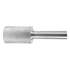 ADAPTATEUR/BROCHE DE LEVE/BEQUILLE MOTO STAND ARRIERE MONOBRAS POUR BMW 1200 R, 1300 K, 1200 R NINE T ACIER ARGENT DIAM 53,5 mm  -P2R-