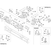 Composants de la benne