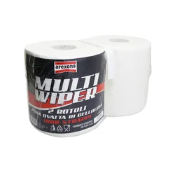 PAPER TOWELS AREXONS WIPPER II " COTTON WOOL" 20,3x25cm (2 ROLLS - 1000 SHEETS)