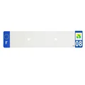 PLASTIC STRIP FOR BLANK PVC LICENSE PLATE (CAR FORMAT 520X110)-DEPT 08/EUROPE (SOLD PER UNIT)