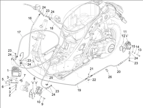 Tuyaus du freins - Etriers de frein (ABS)