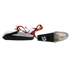 CLIGNOTANT UNIVERSELREPLAY MICRO  7 LEDS BASE ABS TRANSPARENT/NOIR (L 83mm / H 27mm / L 25mm) (HOMOLOGUE CE)