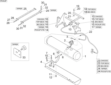 Réservoir carburant GPL (Pick)