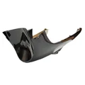 LOWER SPOILER FOR SCOOT MBK 50 NITRO 1997>2012/YAMAHA 50 AEROX 1997>2012 -GLOSS BLACK-- SELECTION P2R