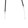 TRANSMISSION THROTTLE CABLE FOR SCOOT PIAGGIO 50 ZIP 2STROKE 2000>, ZIP RST 1996>1999, ZIP SP 1996>2013, TYPHOON 2001>, NRG 1999>2004(FROM DISPATCHER TO OIL PUMP)  P2R