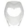 FRONT SHIELD "PIAGGIO GENUINE PART" 50 TYPHOONN 2018>/APRILIA 50 SR MOTARD 2018> WHITE 544  -SB003140000BR-