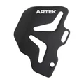 REAR BRAKE CYLINDER PROTECTION PLATE 50 WITH ARTEK UNIVERSAL BOX 40-50 mm CNC ALU BLACK