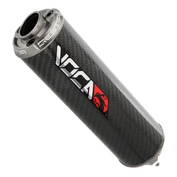 SILENCIEUX 50 A BOITE VOCA EVO BESTIA RD30400 CARBONE EMBOUT ANODISE GRIS POUR ROOKIE, CHROMED, SCR, MK, BARIKIT