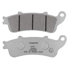 PLAQUETTE DE FREIN NISSIN POUR HONDA 250 FORZA 2000>2004 AV, 400 FJS SILVER WING 2006>2008 AV, 800 VFR 2006>2013 AR / KAWASAKI 650 EN VULCAN S 2015>2021 AV (A0460) (SEMI METAL)  -ECE R90-